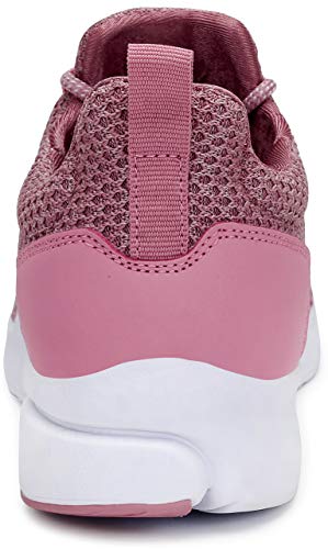 Zapatillas Deportivas Mujer Antideslizante Running Zapatos Gimnasio Transpirables Liviano Sneakers St.1 Rosa 38 EU