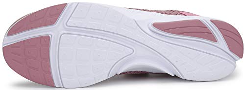 Zapatillas Deportivas Mujer Antideslizante Running Zapatos Gimnasio Transpirables Liviano Sneakers St.1 Rosa 38 EU