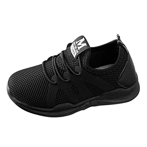 Zapatillas para Niños Niñas Deportivas Verano 2019 PAOLIAN Zapatos de Deportes Niños Unisex Otoño Running Casual Suela Blanda Calzado Vestir Niñas Antideslizante 26-34 EU