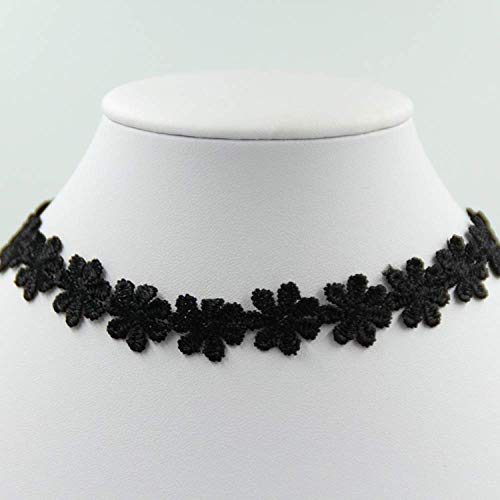 ZCC Europeo Y Americano Popular Cuello Cadena Gargantilla Collar De Combinación 30-Pieza Mujer Creativa De Encaje Collar Clavícula