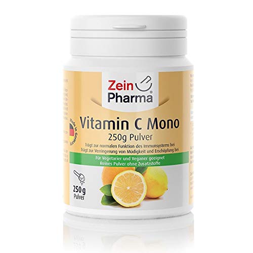 ZeinPharma Vitamina C Mono Polvo, 1er Pack (1 x 250 g)