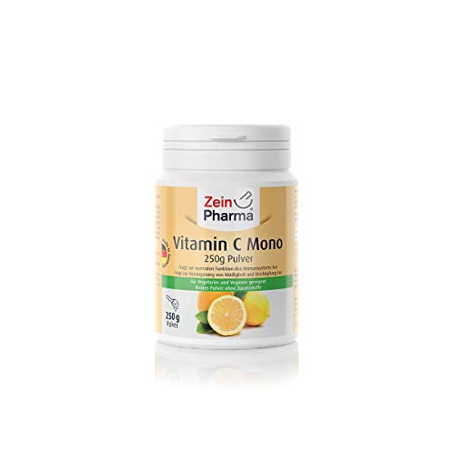 ZeinPharma Vitamina C Mono Polvo, 1er Pack (1 x 250 g)