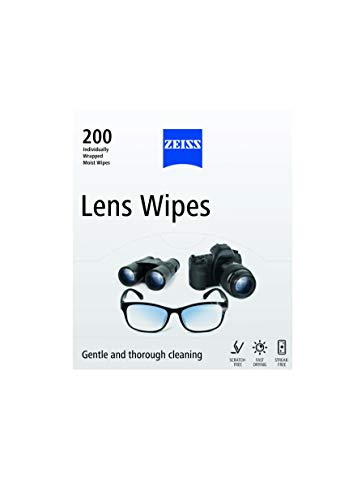 Zeiss - Toallitas para lentes, paquete de 200