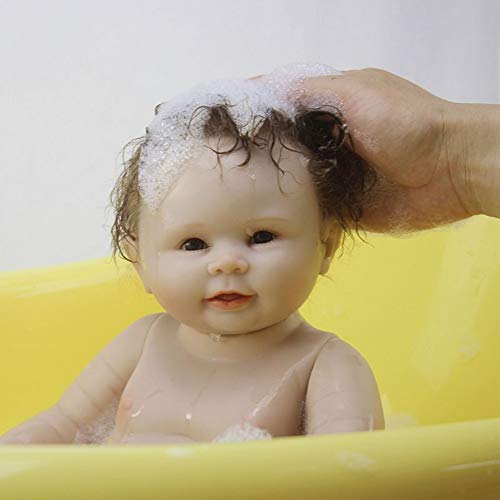 ZELY 55 cm Reborn Muñeca Bebé Cuerpo Entero Silicona Real Ojos Abiertos Baby Doll Boys Magnético Juguetes 22 Inch