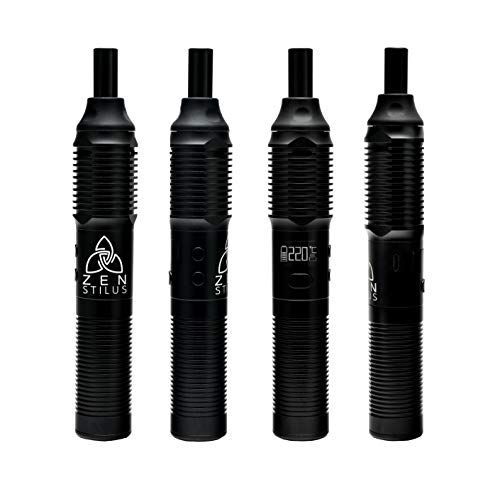 Zen Vaporizers Stilus Pro Vaporizador de Conducción para Hierbas, Aceites y Ceras, Batería 1600mAh, Carcasa Aluminio - Sin Nicotina
