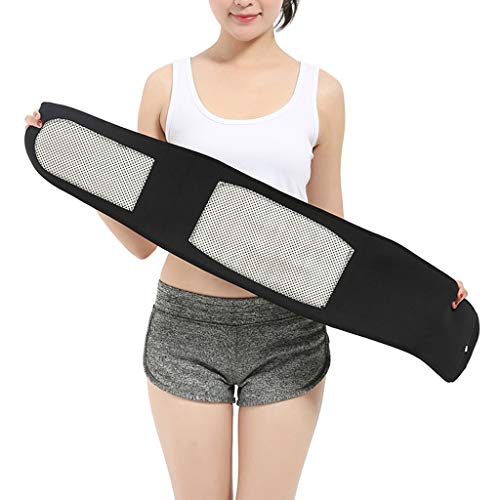 ZFF Cinturón De Apoyo Lumbar/For La Espalda, Terapia Magnética Autocalentable, Alivio Ajustable del Dolor, Reduce La Presión De La Cintura, For Hombres Y Mujeres (Size : M)