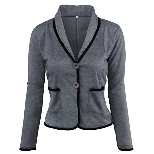 ZFQQ 2020 Chaqueta Casual de Temperamento de Traje pequeño Europeo y Americano para Adelgazar Casual y Delgado para Mujer