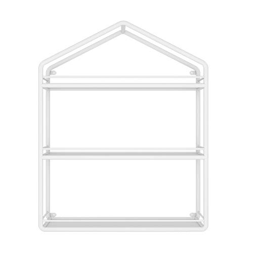 ZhaoXH-Baldas flotantes Clavo de La Pared Polaca Estantes Tipo Holder Casa Metal Esmalte de Uñas Del Organizador Del Almacenaje Del Marco de La Pantalla Dispone de Botellas de Cosméticos O Aceites Ese