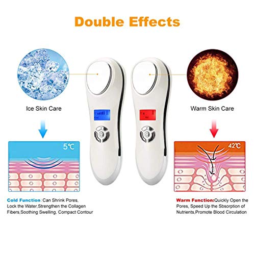 ZhiLianZhao Facial Caliente Y Frío Masajeador De Ojos Máquina De Apriete Facial con Una Temperatura Desde 5 A 42 Grados para Masaje En Calor Y En Frío