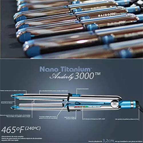 ZHJLLYL Rizador De Pelo Herramienta De Peinado Turmalina Cerámica Optima 3000 Plancha De Pelo Plancha Profesional Planchas Inteligentes