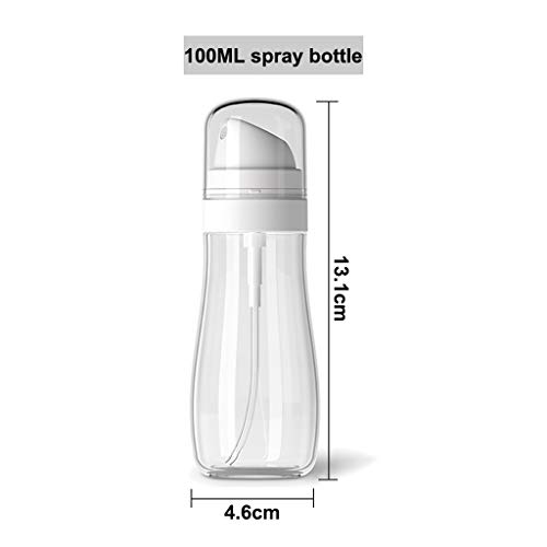 Zhou Botella de Viaje de cosméticos, Botellas de plástico, Botellas exprimibles con Tapas, Ideal para loción de Perfume, champús decantadores, cremas solares