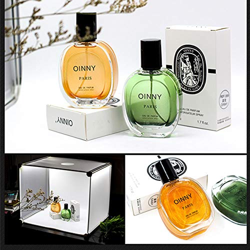 ZHOUHUAW Caja De Luz De Estudio, Kit De Iluminación para Fotografía De Mesa, Tienda De Tiro De 40 * 40 Cm con Caja De Luz,Mini Cabina De Tiro, Tienda De Campaña Profesional,60cm