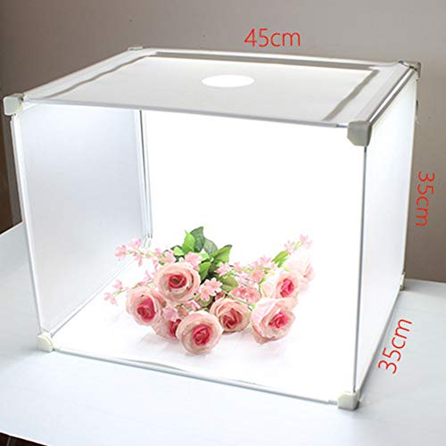 ZHOUHUAW Caja De Luz para Estudio Fotográfico, con Iluminación De Tubo Fluorescente, Portátil Adecuado para Fotografías Profesionales De Primeros Planos Y Tomas De Productos
