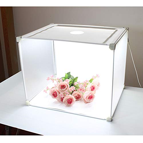 ZHOUHUAW Caja De Luz para Estudio Fotográfico, con Iluminación De Tubo Fluorescente, Portátil Adecuado para Fotografías Profesionales De Primeros Planos Y Tomas De Productos