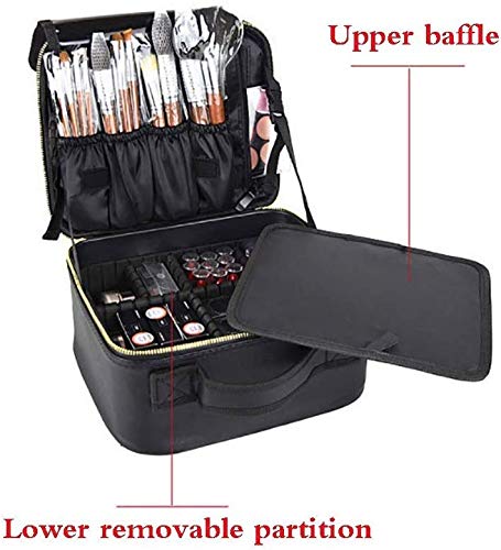 ZHPBHD Portátil de viaje bolsa de cosméticos bolsa de cosméticos, maquillaje bolsa de almacenamiento cepillo cremallera impermeable grande hombres y de mujeres bolso cosmético, cosmético blanco Caja d