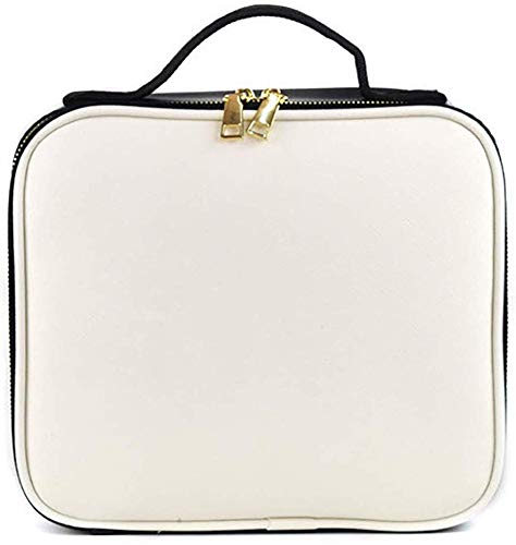 ZHPBHD Portátil de viaje bolsa de cosméticos bolsa de cosméticos, maquillaje bolsa de almacenamiento cepillo cremallera impermeable grande hombres y de mujeres bolso cosmético, cosmético blanco Caja d
