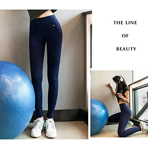 ZHRUI Pantalones para Adelgazar,Pantalones Deportivos Mujer, Pantalón de Sudoración Adelgazar, Leggings Push Up, Mallas Termicos de Neopreno, Faja Reductora Adelgazante para Deporte (Azul, M)