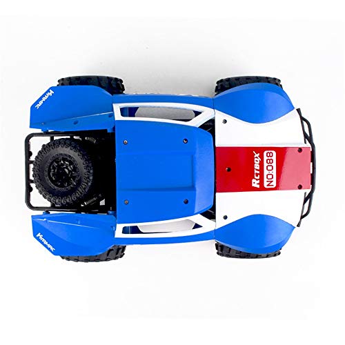 ZHUANYIYI SUV Remoto Desierto de Escalada Ruedas Grandes Corto Tarjeta Fuera de la Carretera Deportes de la Mirada Semi-Continua con Relación Variable Transmission (Color : Rojo)