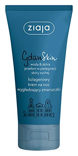 Ziaja - GDANSKIN COLLAGEN- Crema suave de noche para las arrugas, 50 ml