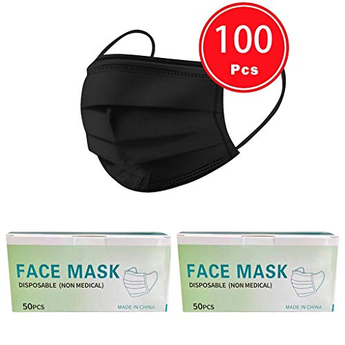 Zilosconcy 3 Capa 100/200 Piezas Personal Diaria desechable Transpirables para Adultos, a Prueba de Polvo, Impermeable Prueba de con Elástico