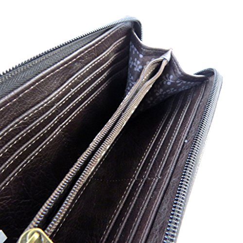 Zip cartera 'Gabol'violeta topo - 20x10x3 cm.