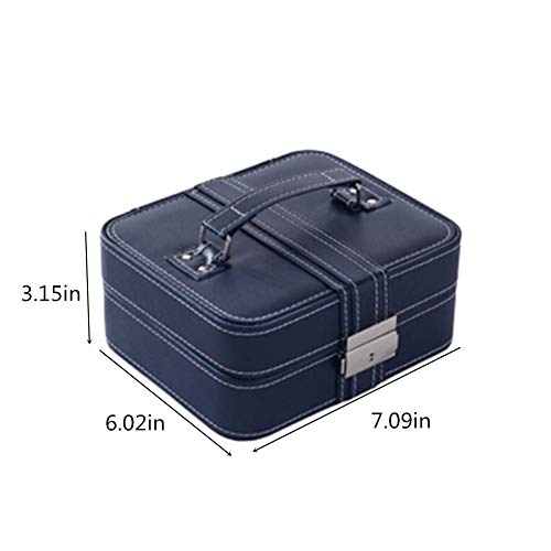 ZJZ Nueva Caja de joyería de Cuero de PU Caja de Almacenamiento de joyería portátil portátil Caja de joyería Dulce Japonesa