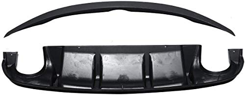 ZKAIAR Alerón de Tapa de Maletero, Nuevo 1 Pieza, Cubierta de alerón de Maletero ABS Negro Brillante automático, ala de retención de Agua para Tesla Model 3 2018+