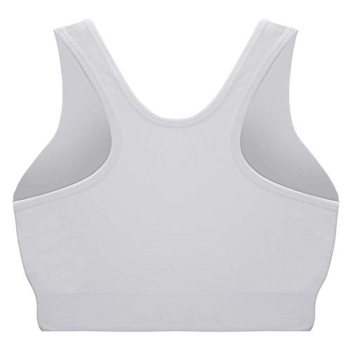 ZOEREA Sujetador Cierre Delantero Deportivo para Mujer Gimnasio Ropa con Almohadillas Extraíbles para Correr Sin Costuras Yoga Fitness 2 Piezas