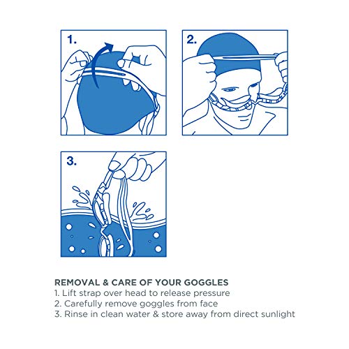 Zoggs Little Sonic Air Gafas de natación, Bebé-Niños, Rosa/Azul/Verde/Tintado, up to 6 Years