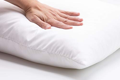 ZOLLNER 2 Almohadas para Cama de 90 cm, 40x80 cm, Fibra de poliéster