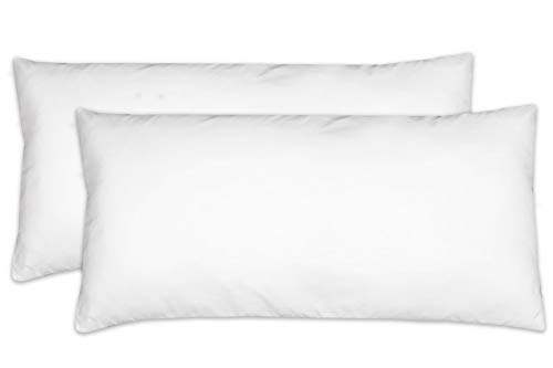 ZOLLNER 2 Almohadas para Cama de 90 cm, 40x80 cm, Fibra de poliéster