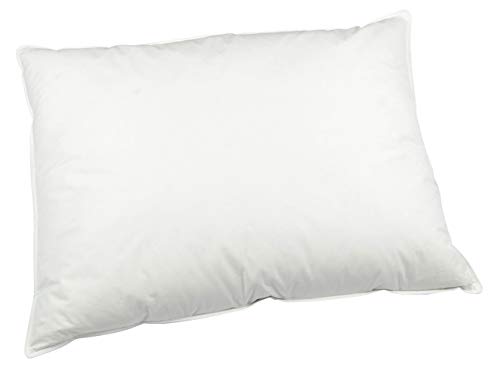 ZOLLNER Almohadón de Pluma de Ganso, 60x80 cm, Funda de algodón, Otras Medidas