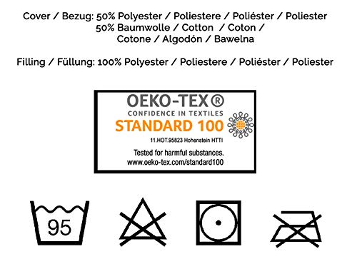 Zollner Edredón para cuna 400 g, 100x135 cm, relleno de fibra, en otra medida