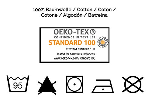 ZOLLNER Empapador Reutilizable, Protector de colchón, 150x90 cm, Otras Medidas