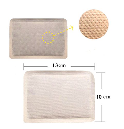 Zomtop invierno Chaleco térmico palillo Lasting parche de calor a mantener los pies mano cojines del pie del cojín de goma caliente aliviar la dismenorrea las mujeres (10 paquetes)
