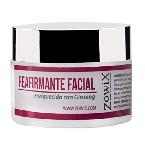 ZOWIX. Reafirmante facial efecto lifting. Crema rejuvenecedora y reparadora. Antiarrugas con efecto tensor instantaneo. 50 ml.