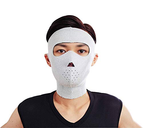 ZTBXQ Cuidado de la Belleza   Cara Fina   y reafirmante Fina Anti flacidez Cara Fina Artefacto de Cara Fina Belleza con Banda para el Cuello de Hombre Modelado Facial