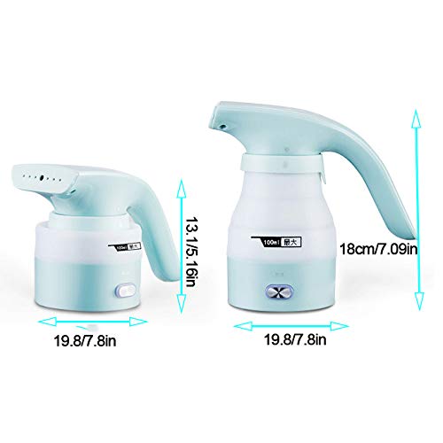 ZTCWS Vapor de la Ropa, 600W portátil Plegable Ropa con Vapor 100ML del Tanque de Agua, Potente Plancha Las Arrugas Remover for/Home del Recorrido