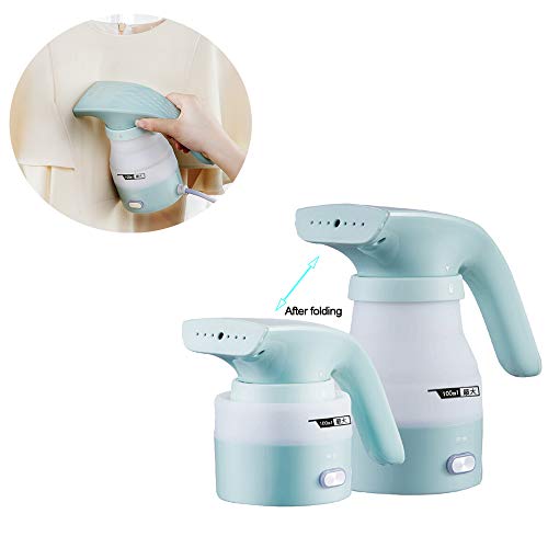 ZTCWS Vapor de la Ropa, 600W portátil Plegable Ropa con Vapor 100ML del Tanque de Agua, Potente Plancha Las Arrugas Remover for/Home del Recorrido