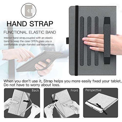 ZtotopCase Funda para Dragon Touch K10 / LNMBBS 10/KIVORS 10/BEISTA 10/SANNUO 10.1/KXD 10/ Ibowin 10.1 /YOTOPT 10.1/YOUXD 10/TOSCiDO 10.1/Huashetrade/LuTeyi 10/MEBERRY M30,DenimNegro