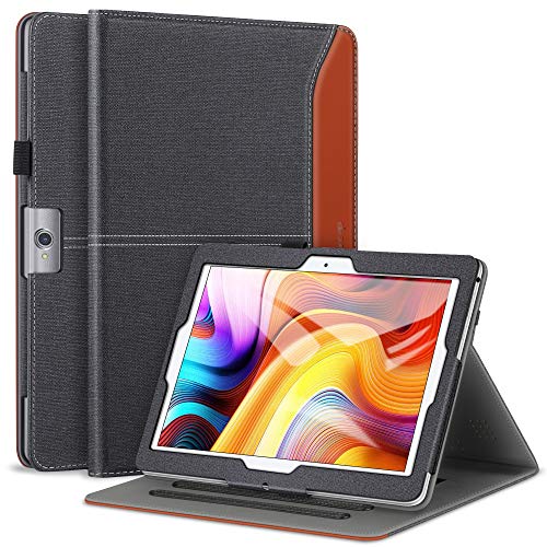 ZtotopCase Funda para Dragon Touch K10 / LNMBBS 10/KIVORS 10/BEISTA 10/SANNUO 10.1/KXD 10/ Ibowin 10.1 /YOTOPT 10.1/YOUXD 10/TOSCiDO 10.1/Huashetrade/LuTeyi 10/MEBERRY M30,DenimNegro