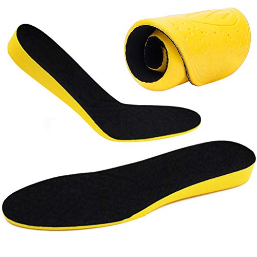 ZusFut Plantillas Elevadoras 2 cms Alzas para Zapatos Plantillas Aumento Altura Hombre Mujer (35/41 EU)