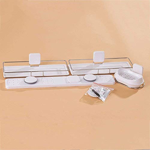 Zxb-shop Jaboneras Súper Potente succión del vacío de la Copa Jabonera - Titular Fuerte for baño y Cocina