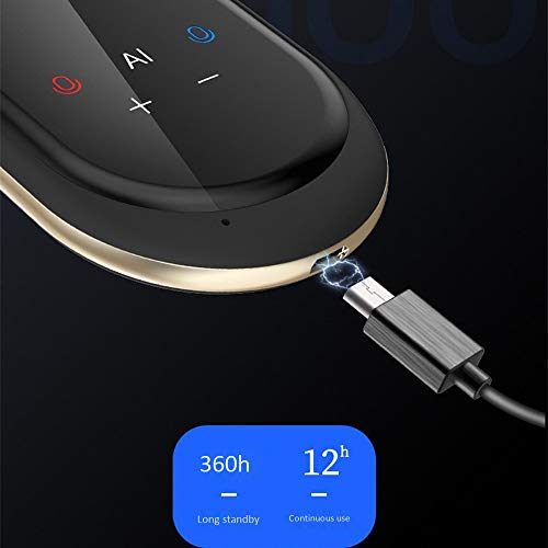 ZXGHS Traductor De Voz Instantáneo, 70 Traductores De Lenguaje Inteligentes/Apoyo A La Traducción De La Foto, Conveniente para Los Negocios, Estudio Y Colonos En El Extranjero