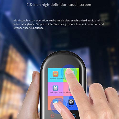ZXGHS Traductor De Voz Instantáneo, 70 Traductores De Lenguaje Inteligentes/Apoyo A La Traducción De La Foto, Conveniente para Los Negocios, Estudio Y Colonos En El Extranjero