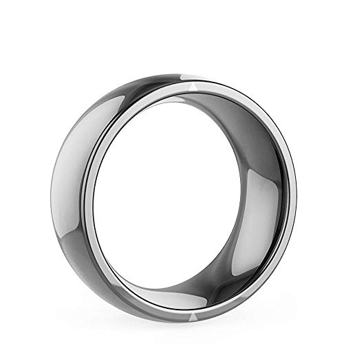 ZYD R4 Timbre Inteligente Dispositivo Portátil De Anillo Mágico NFC Joyería Impermeable Anillo De Las Mujeres De Los Hombres De La Salud para iOS Android Anillo Negro Teléfono,11