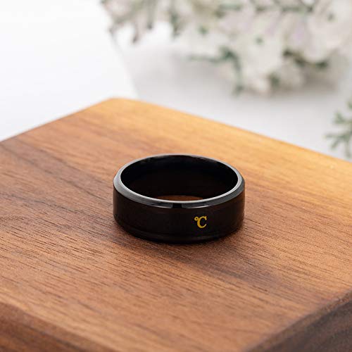 ZYJ (2 Piezas) Anillo De Múltiples Funciones Elegante con Sensor De Temperatura, Timbre Inteligente De Desgaste Dedo, Impermeable Color Que Cambia La Temperatura del Anillo (Negro),10