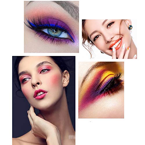 ZYU 8 Piezas Sakura Marinero Luna Cepillo cosmético Maquillaje cepillos Kit de Herramientas Ojo Shader Natural Sintético Pelo Rosa Hacer