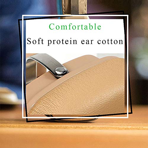 ZZS Auriculares, Bluetooth 4.1 Música HiFi Auriculares Bricolaje Se Puede Conectar Al Cable De Audio Cómodas Orejeras Auriculares,Plata