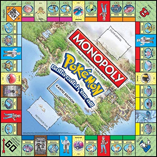 ZZXX Monopoly Pokemon Juego de Mesa Card Game, Pokemon Monopoly Family Game Juego de Mesa de Estrategia para Adultos y Adolescentes y Juego de Mesa de Fiesta y Juego de Fiesta